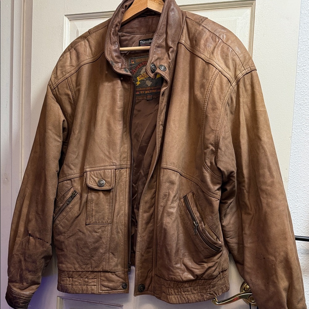 3M Thinsulate Brown Bomber Jacket